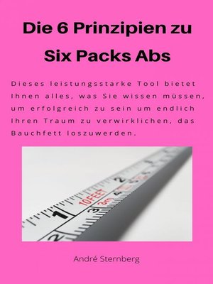 cover image of Die 6 Prinzipien zu Six Pack Abs